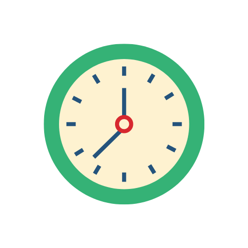 green clock